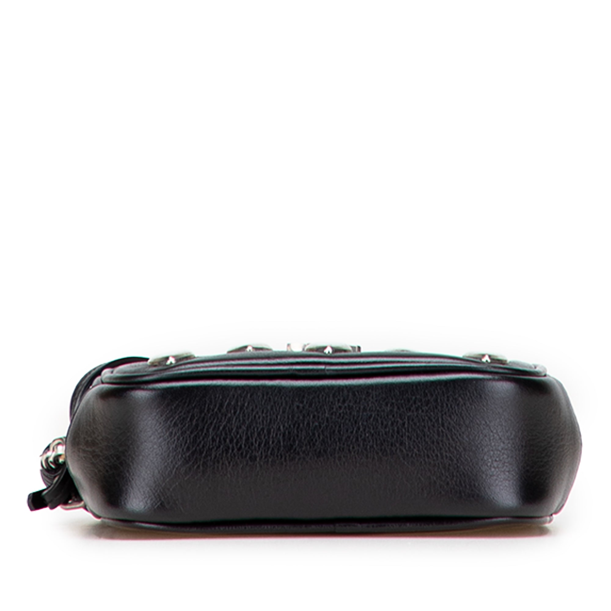 Studded Calfskin Monogram Heart Blogger Crossbody