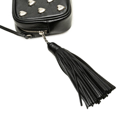 Studded Calfskin Monogram Heart Blogger Crossbody