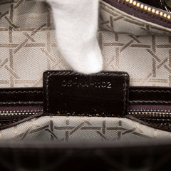 Large Patent Cannage Lady Dior