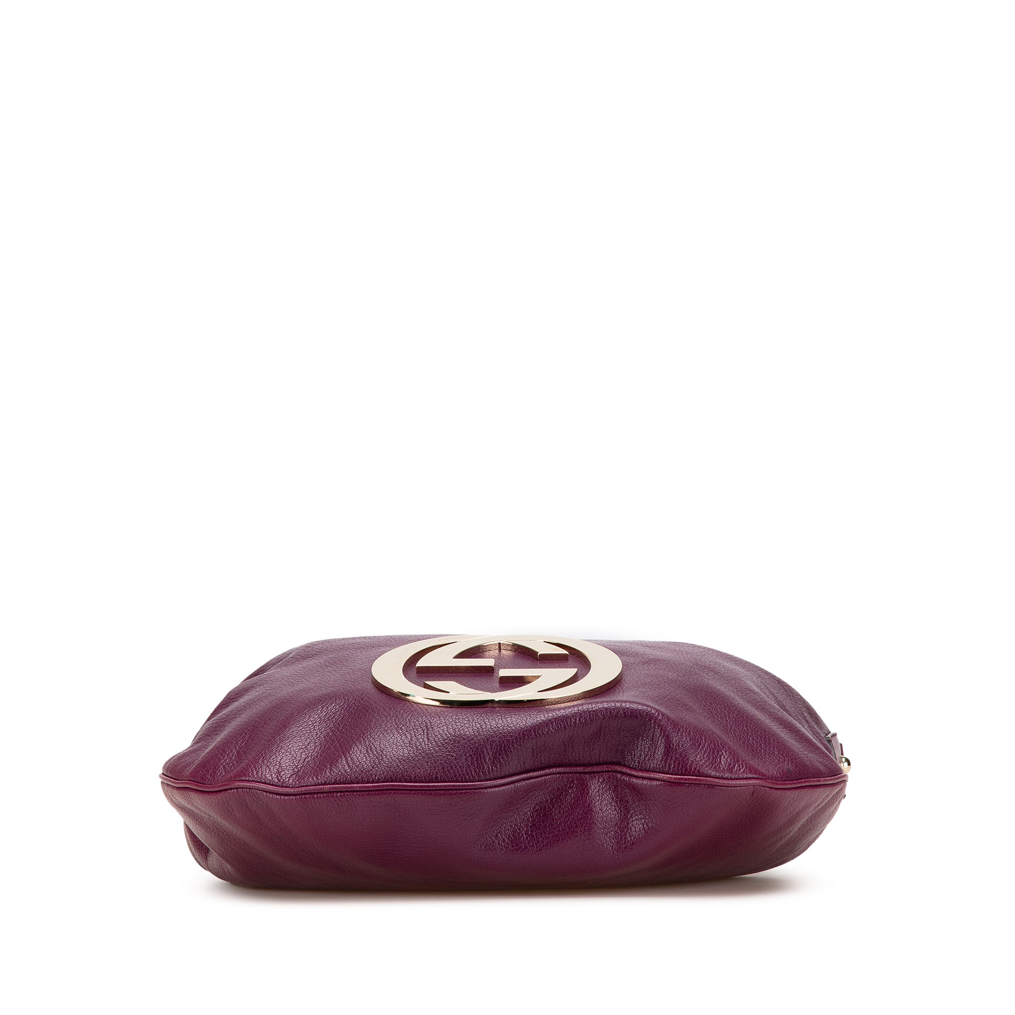 Leather Interlocking G Blondie Hobo