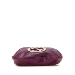 Leather Interlocking G Blondie Hobo