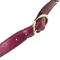 Leather Interlocking G Blondie Hobo