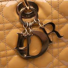 Large Patent Cannage Lady Dior