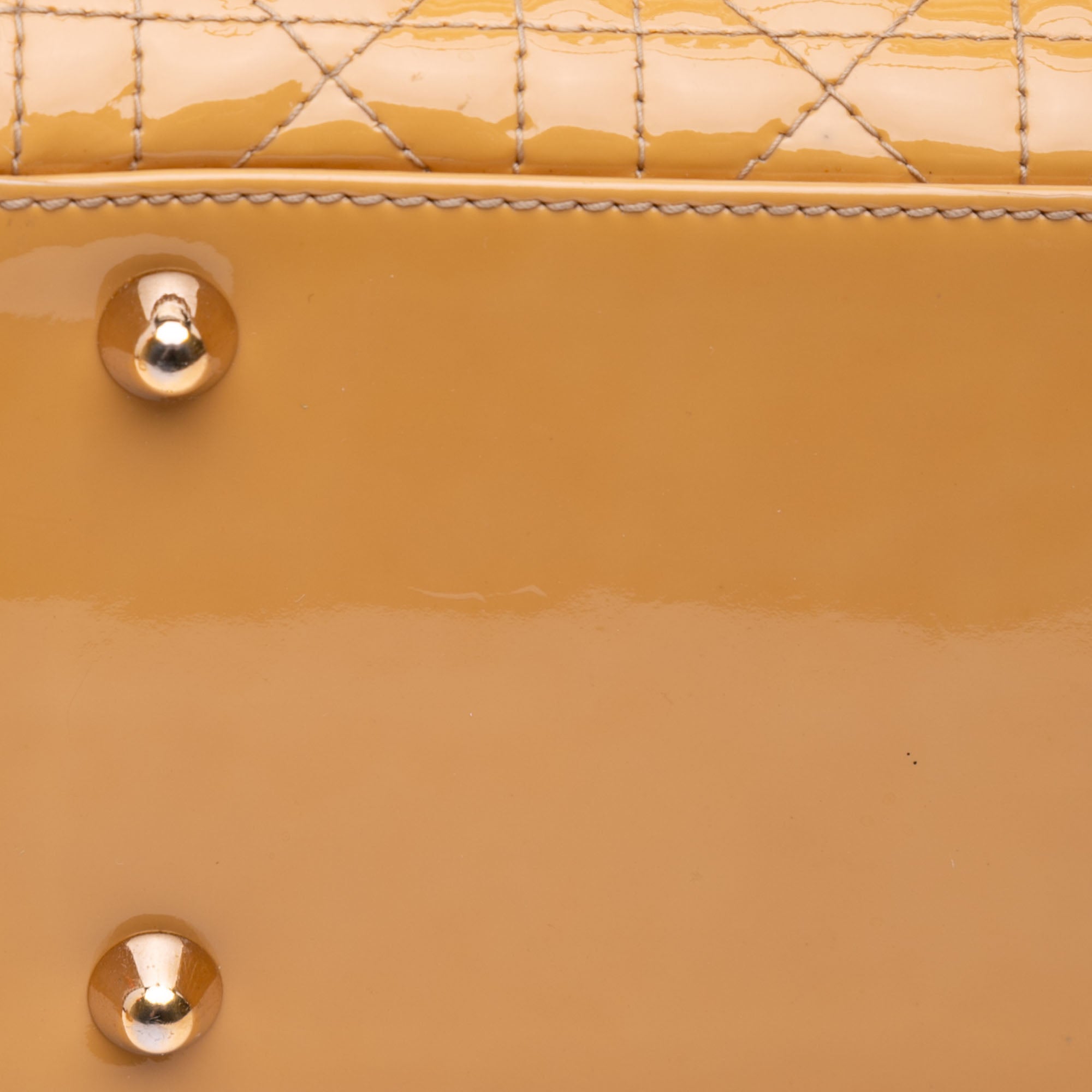 Large Patent Cannage Lady Dior