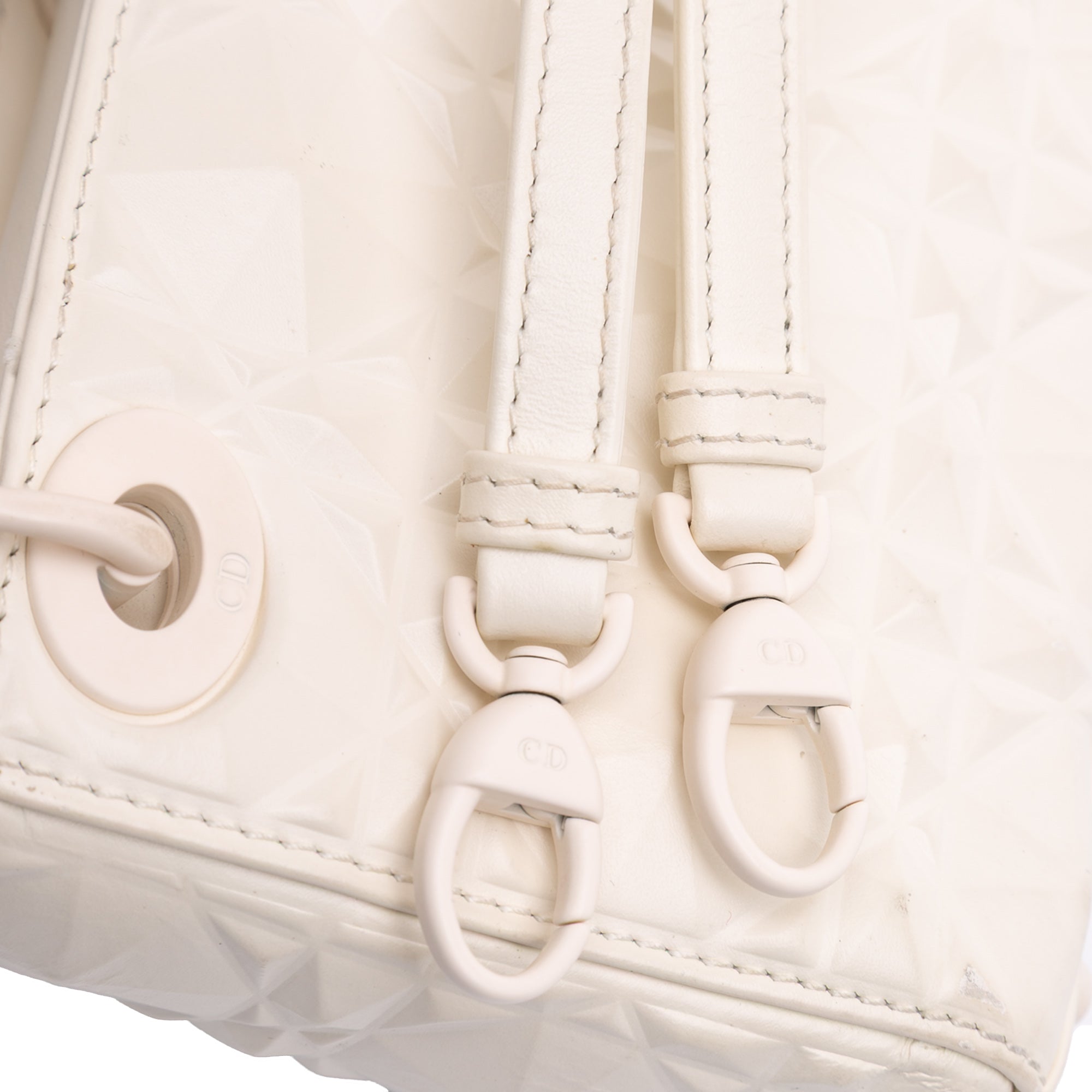 Micro Ultra Matte Calfskin Cannage Diamond Motif Lady Dior