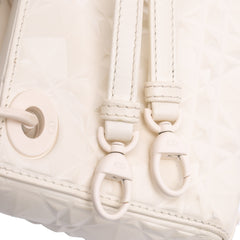 Micro Ultra Matte Calfskin Cannage Diamond Motif Lady Dior