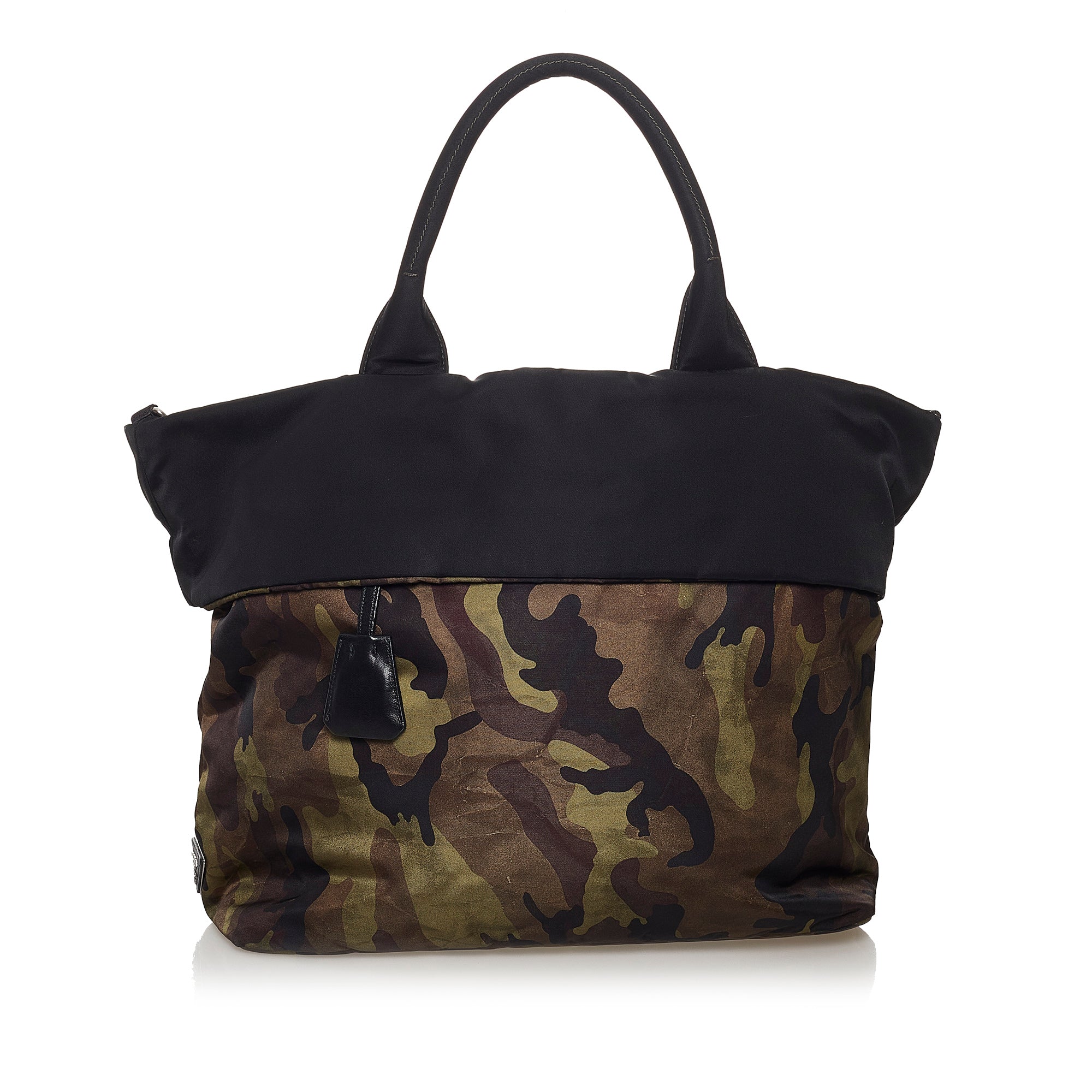 Reversible Tessuto Camouflage Satchel_0