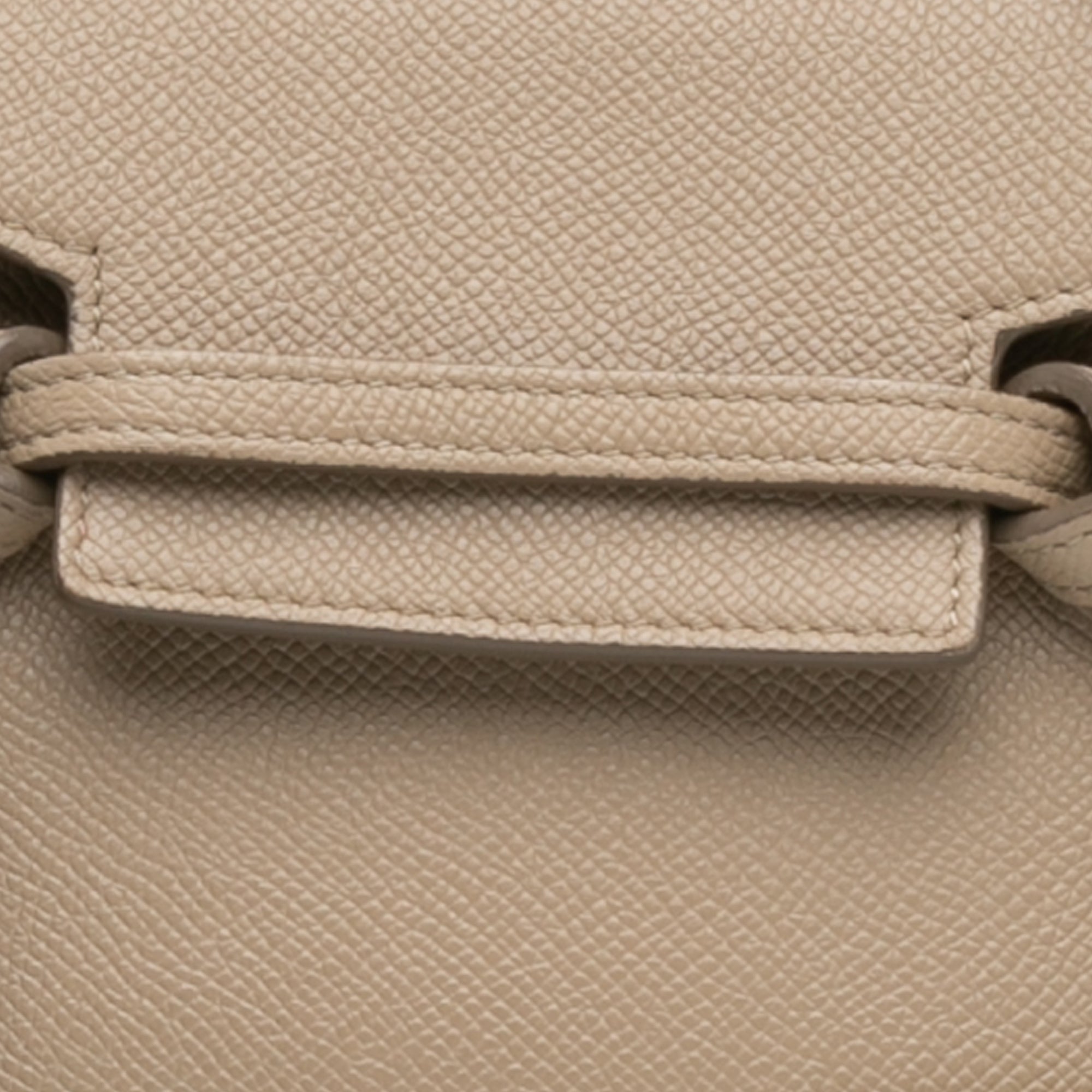 Nano Leather Belt Satchel