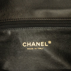Small Quilted Iridescent Calfskin Crystal Single Flap