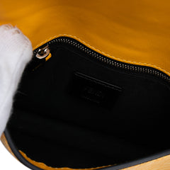 Sarah Coleman Small Glazed Fabric FF Vertigo Convertible Baguette Pouch