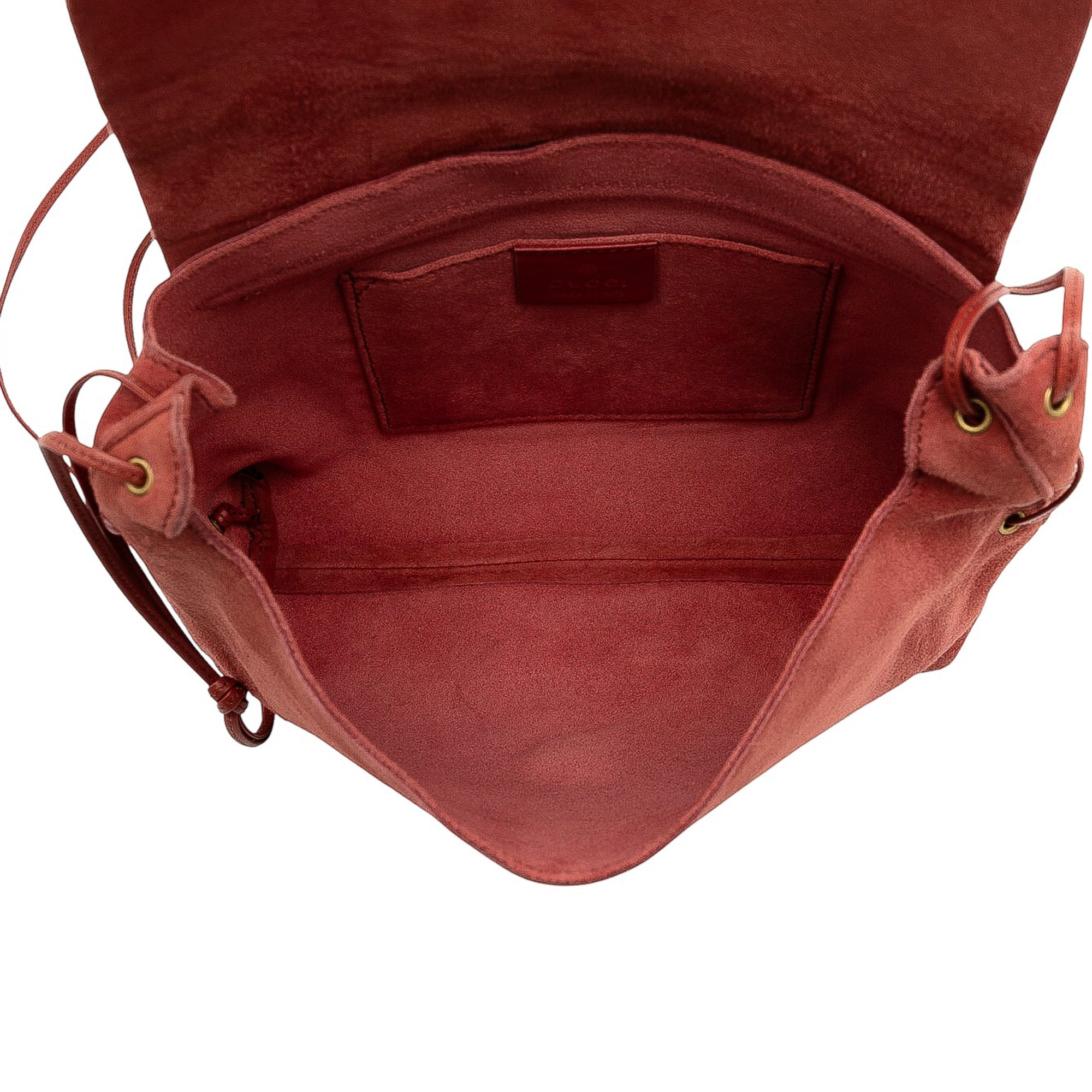 Suede Heart Shoulder Bag