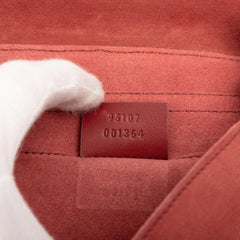 Suede Heart Shoulder Bag