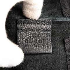 Medium Leather Logo Portfolio Clutch