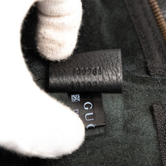 Medium Leather Logo Portfolio Clutch