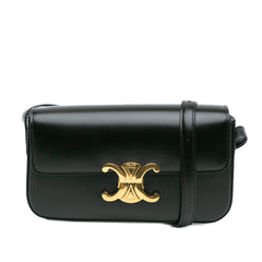 Triomphe Leather Claude Shoulder Bag