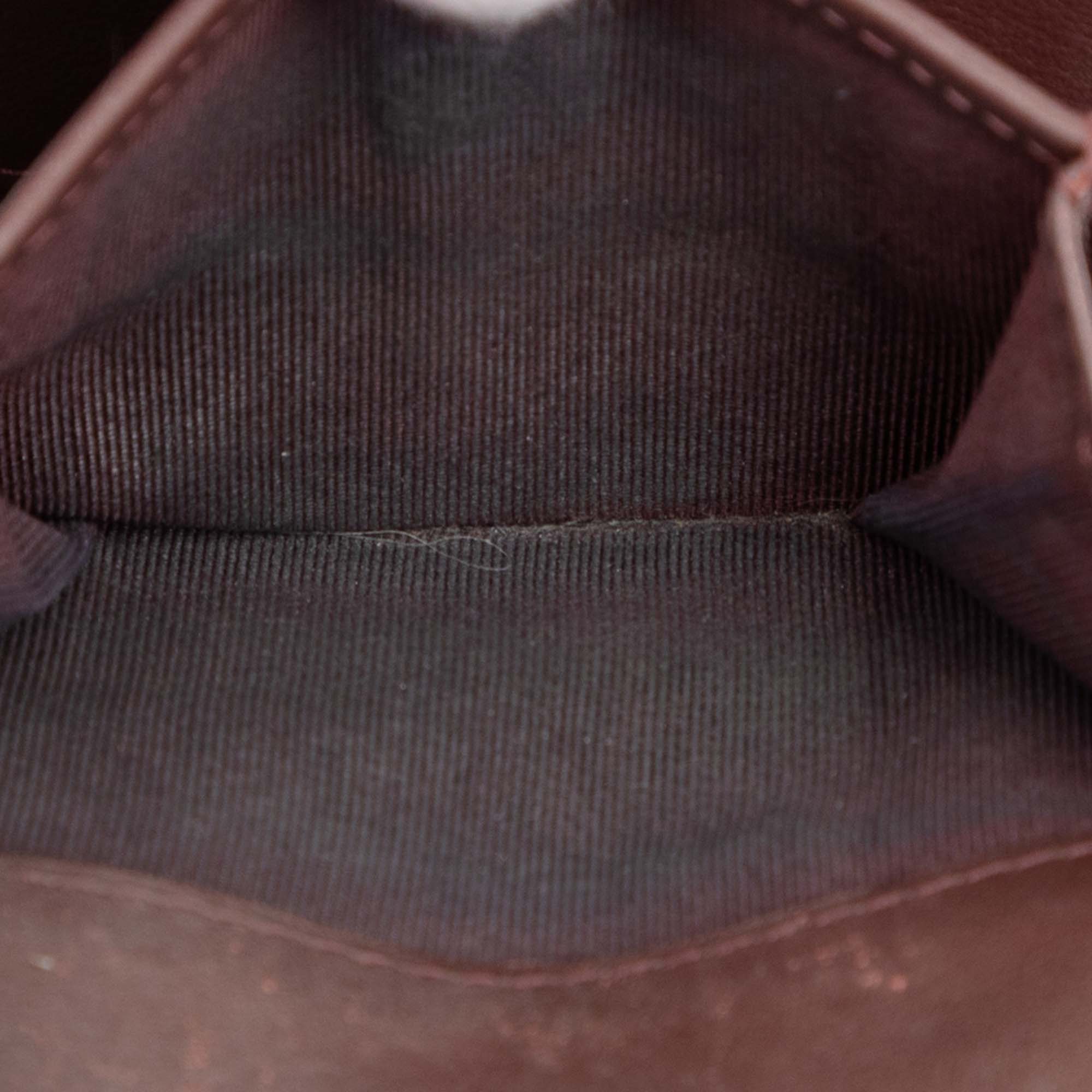 Classic Caviar Trifold Flap Wallet