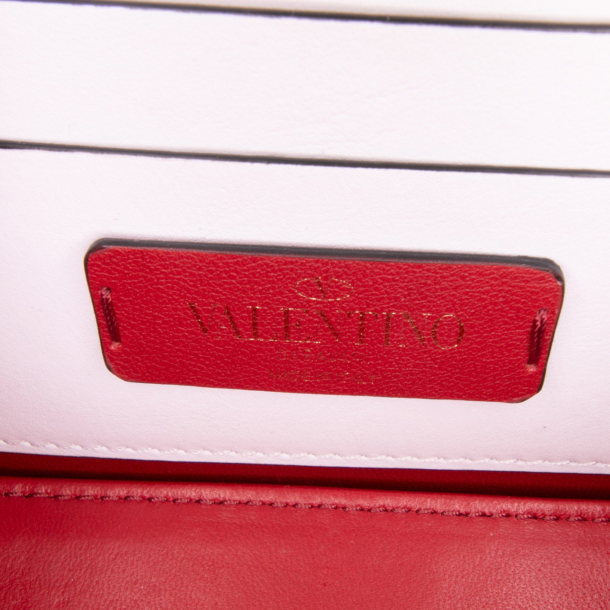 Small Leather VLTN Chain Crossbody