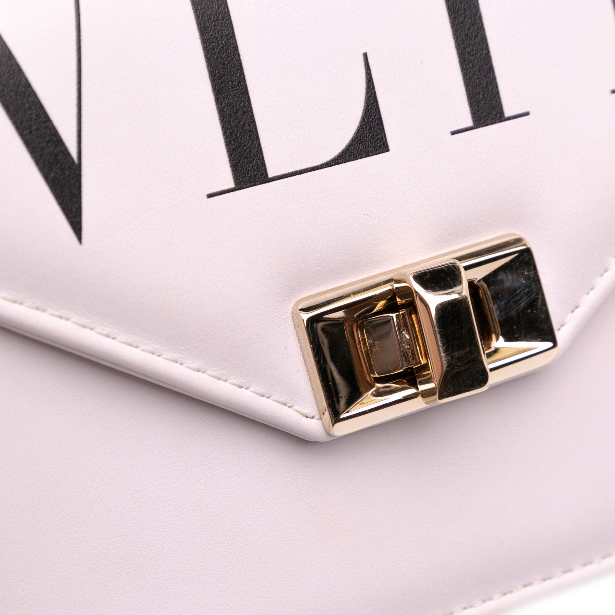 Small Leather VLTN Chain Crossbody