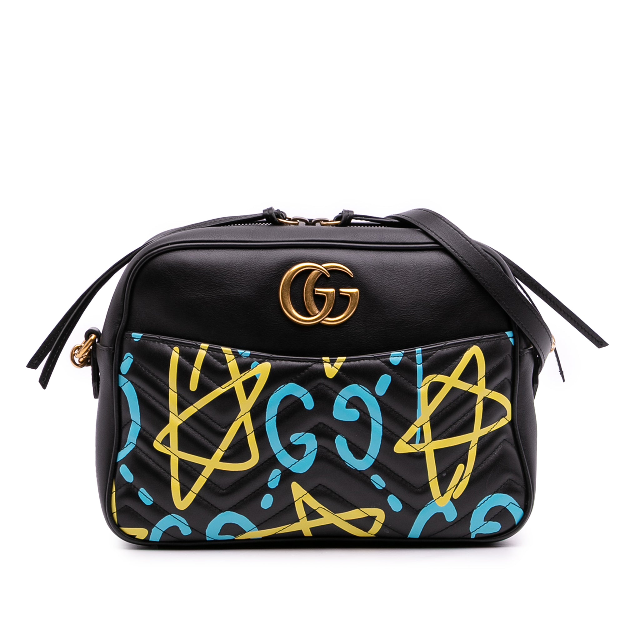 GG Marmont Matelasse Leather Gucci Ghost Crossbody