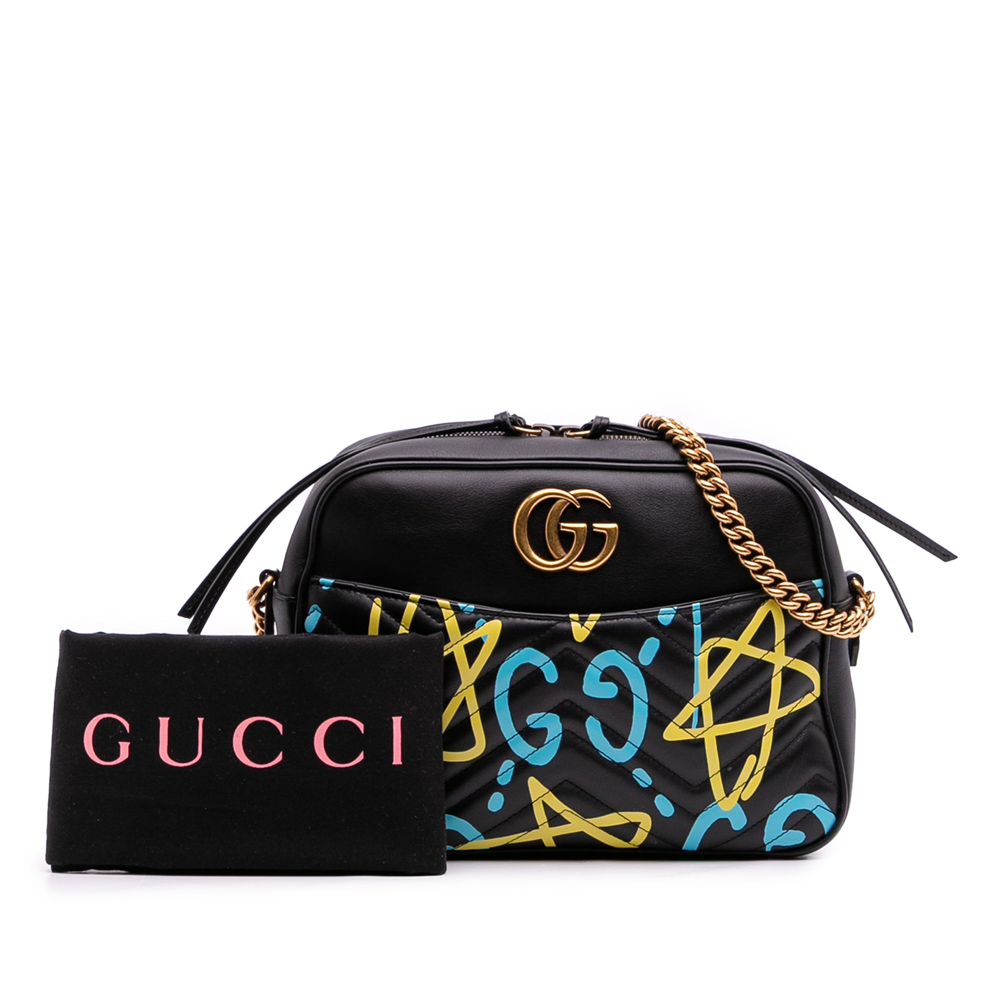 GG Marmont Matelasse Leather Gucci Ghost Crossbody