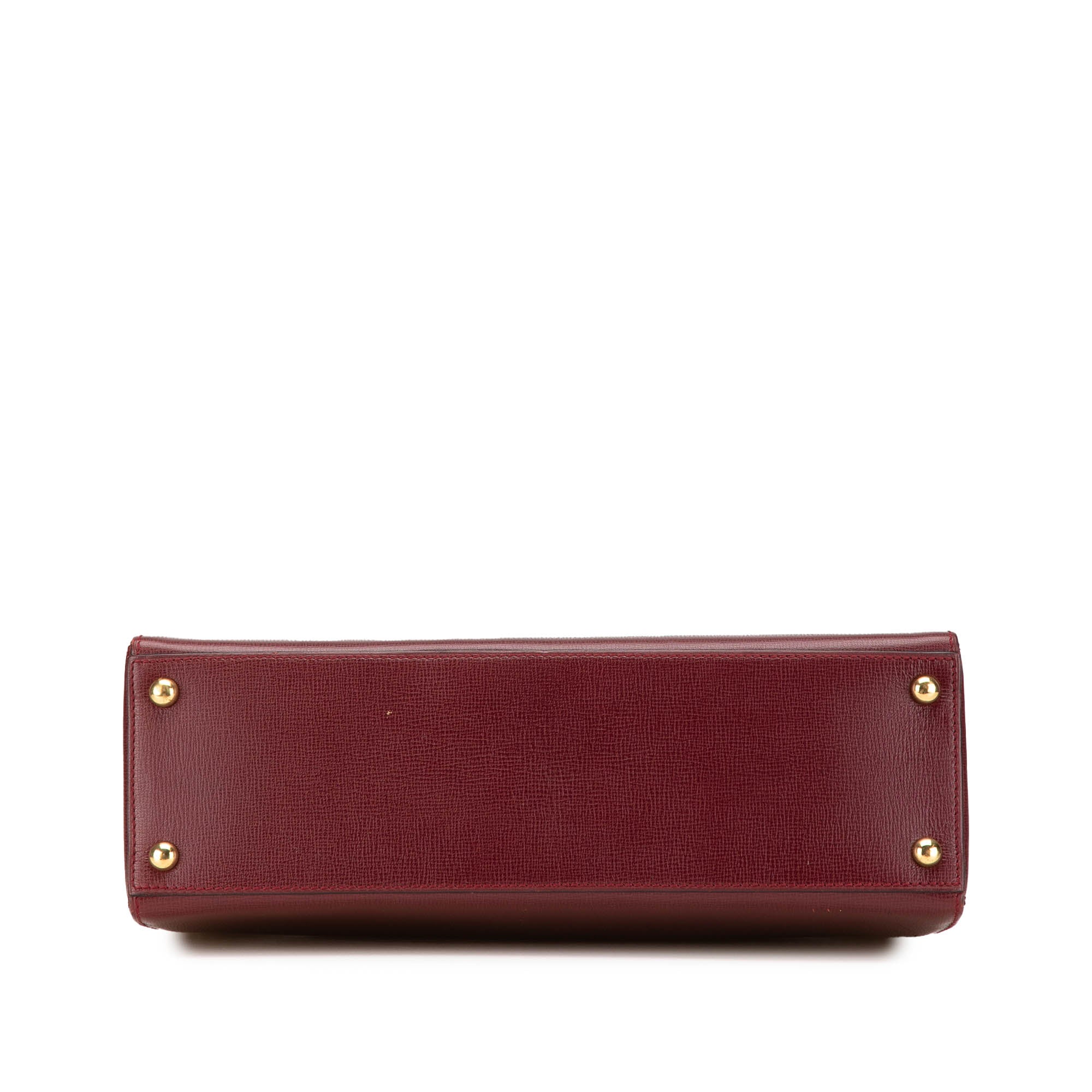 Leather Must de Cartier Turn Lock Handbag
