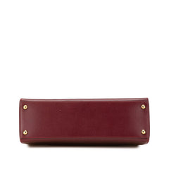 Leather Must de Cartier Turn Lock Handbag