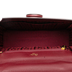 Leather Must de Cartier Turn Lock Handbag