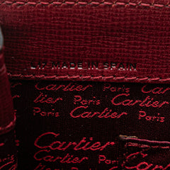Leather Must de Cartier Turn Lock Handbag