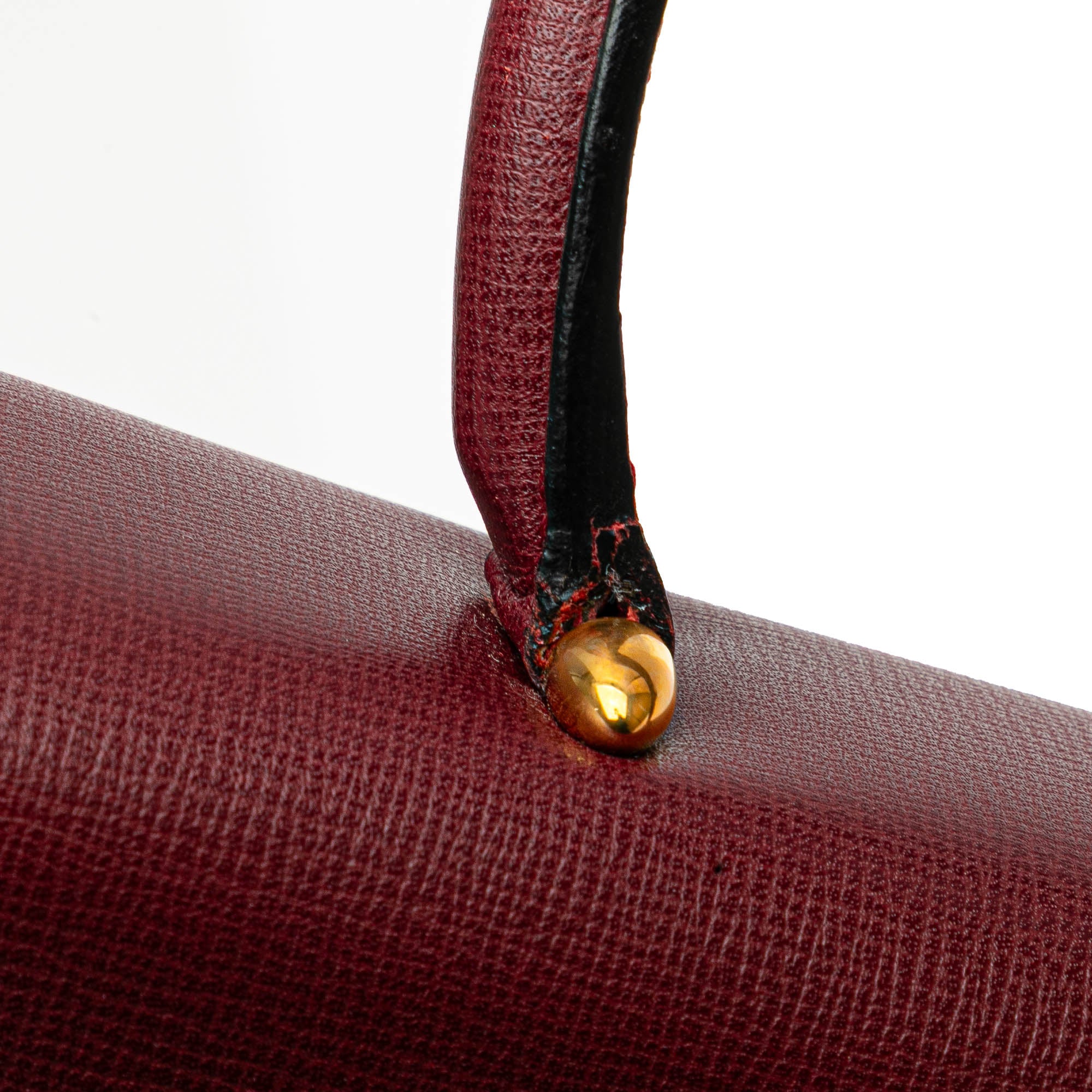 Leather Must de Cartier Turn Lock Handbag