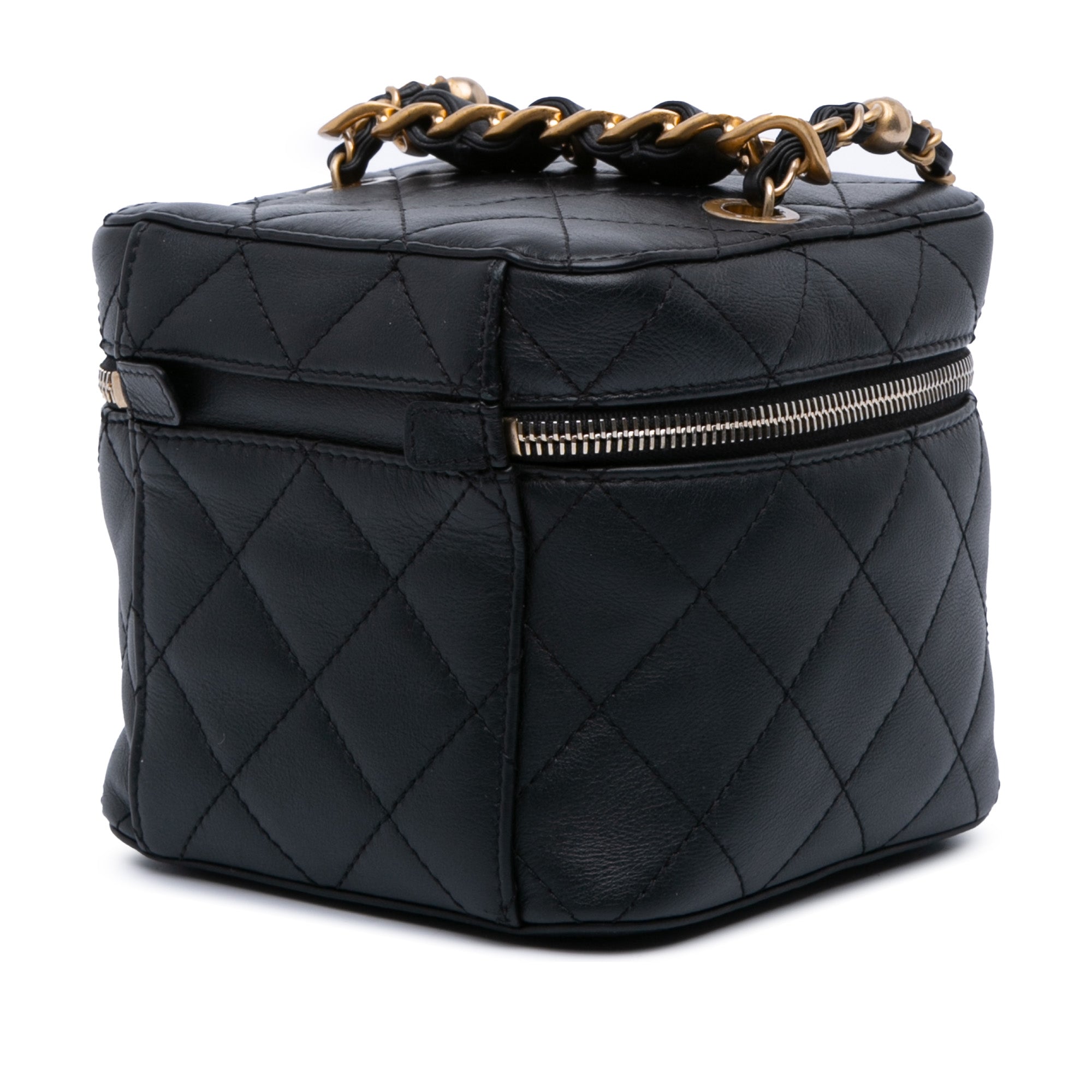 Small CC Lambskin Vanity Case