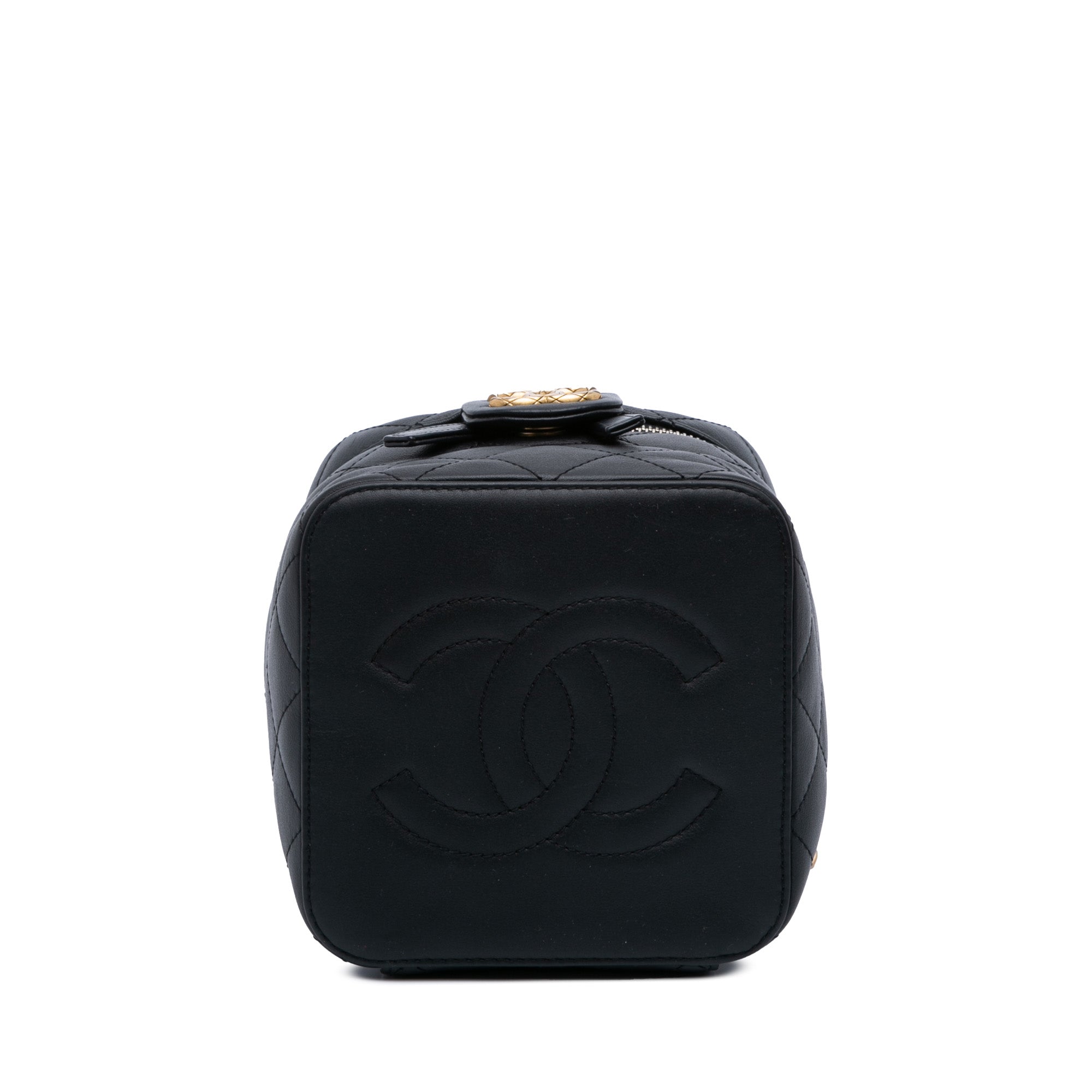 Small CC Lambskin Vanity Case
