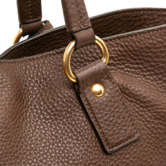 Vitello Daino Side Zip Shopper Tote