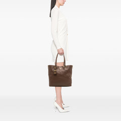 Vitello Daino Side Zip Shopper Tote