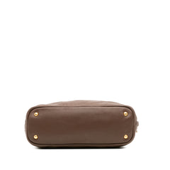 Vitello Daino Side Zip Shopper Tote