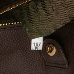 Vitello Daino Side Zip Shopper Tote