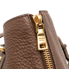 Vitello Daino Side Zip Shopper Tote