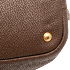 Vitello Daino Side Zip Shopper Tote