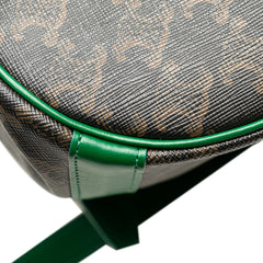Small Triomphe Coated Canvas Drawstring Bucket Bag