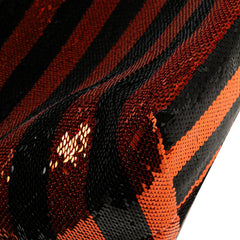 Satin Sequin Stripes Tote