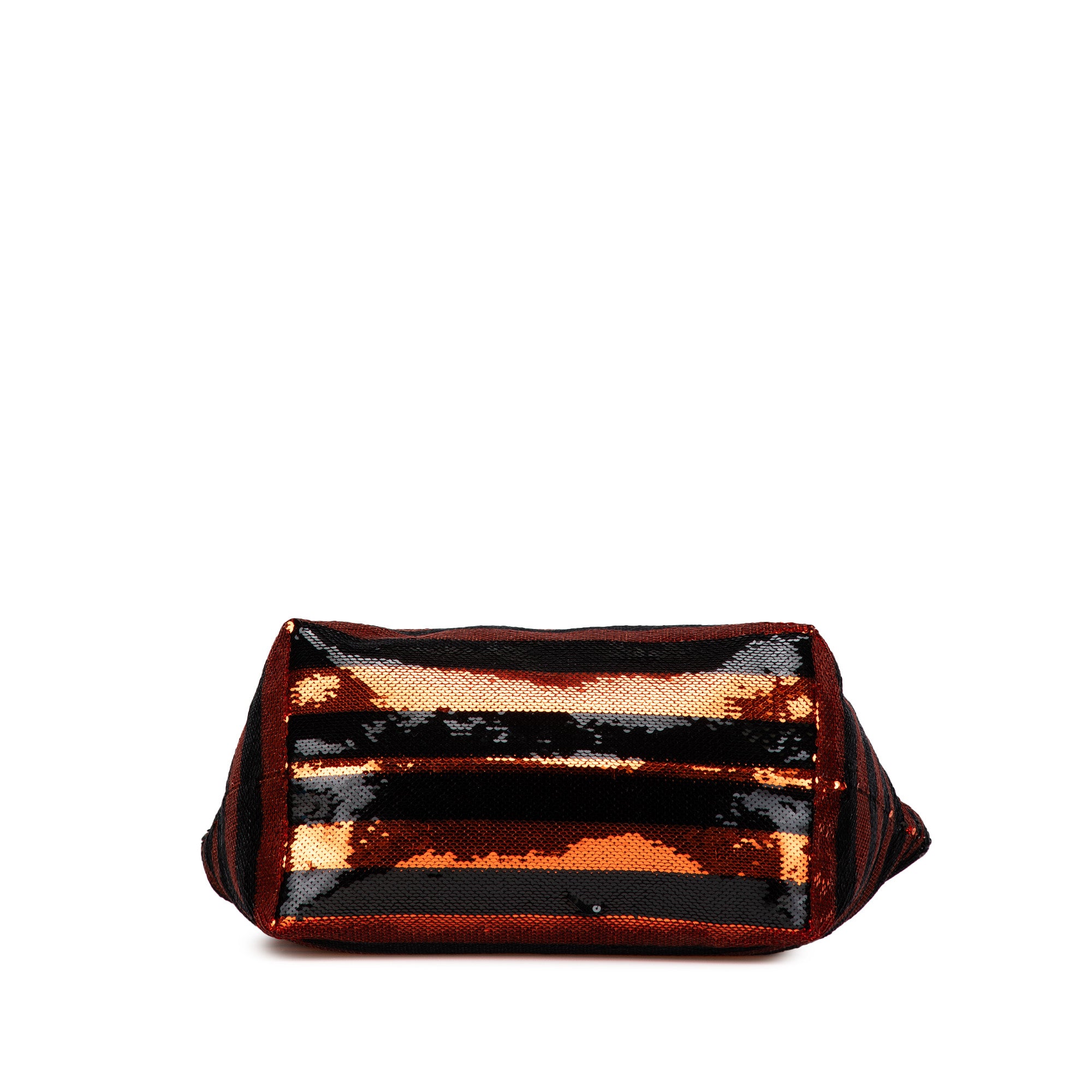 Satin Sequin Stripes Tote