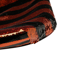 Satin Sequin Stripes Tote