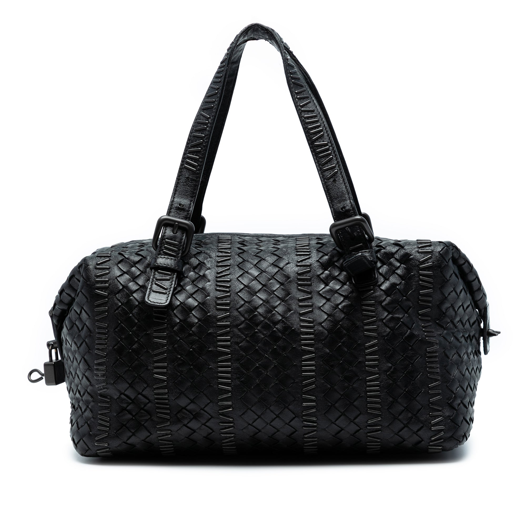 Nappa Intrecciato Stitched Handbag