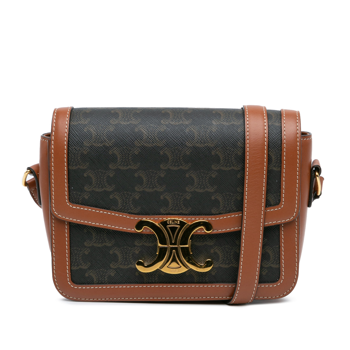 Teen Coated Canvas Triomphe Crossbody