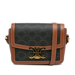 Teen Coated Canvas Triomphe Crossbody