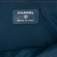 CC Quilted Lambskin Multi Zip Clutch