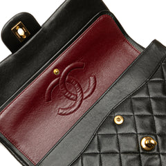 Medium Classic Lambskin Double Flap