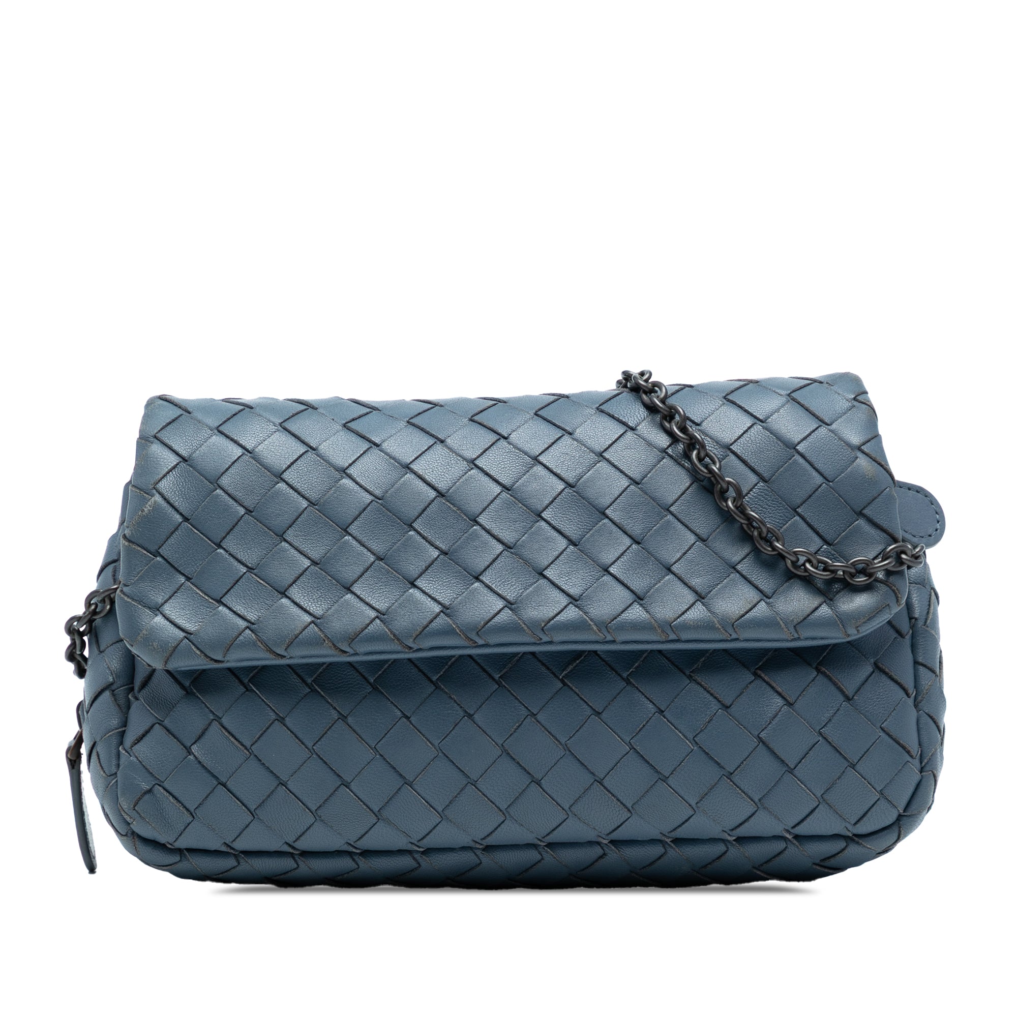Mini Nappa Intrecciato Expandable Chain Crossbody