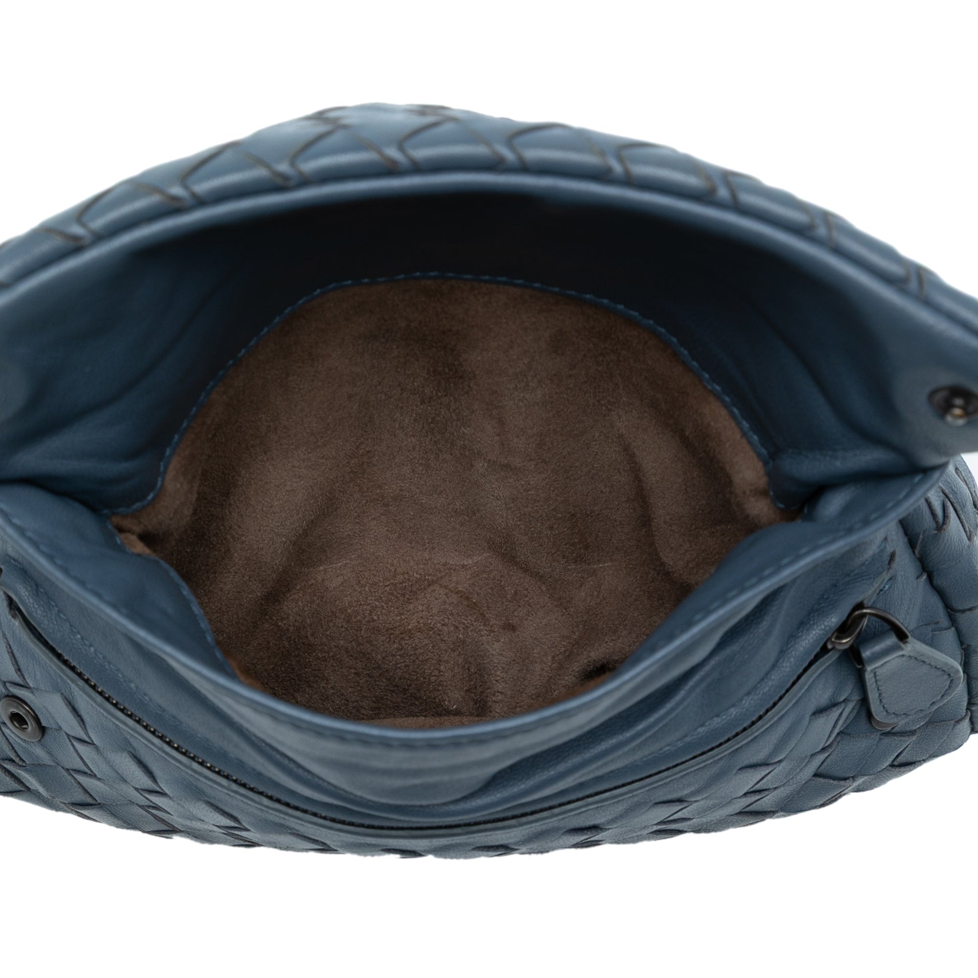 Mini Nappa Intrecciato Expandable Chain Crossbody