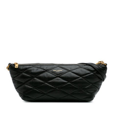 Mini Quilted Lambskin Sade Shoulder Bag