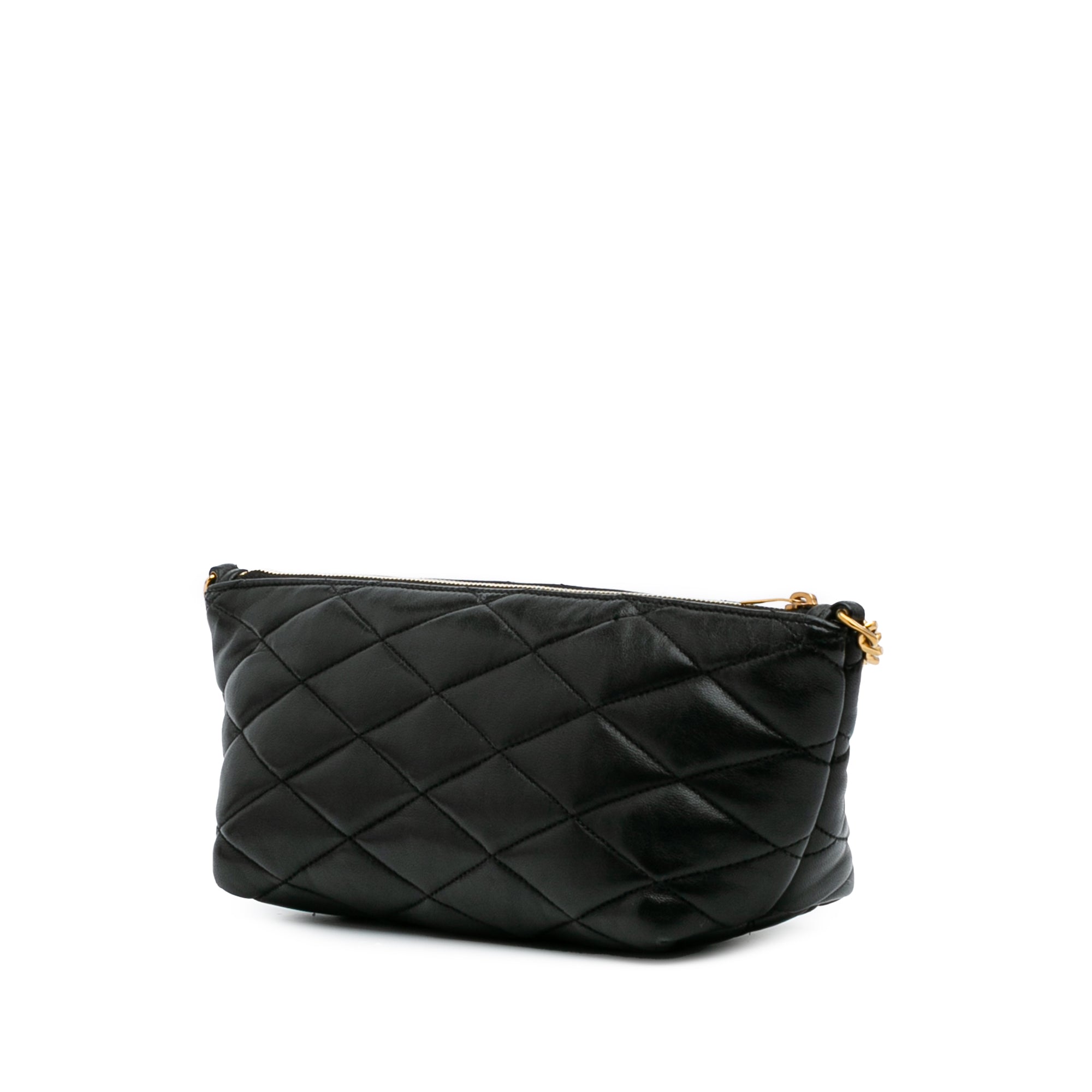Mini Quilted Lambskin Sade Shoulder Bag